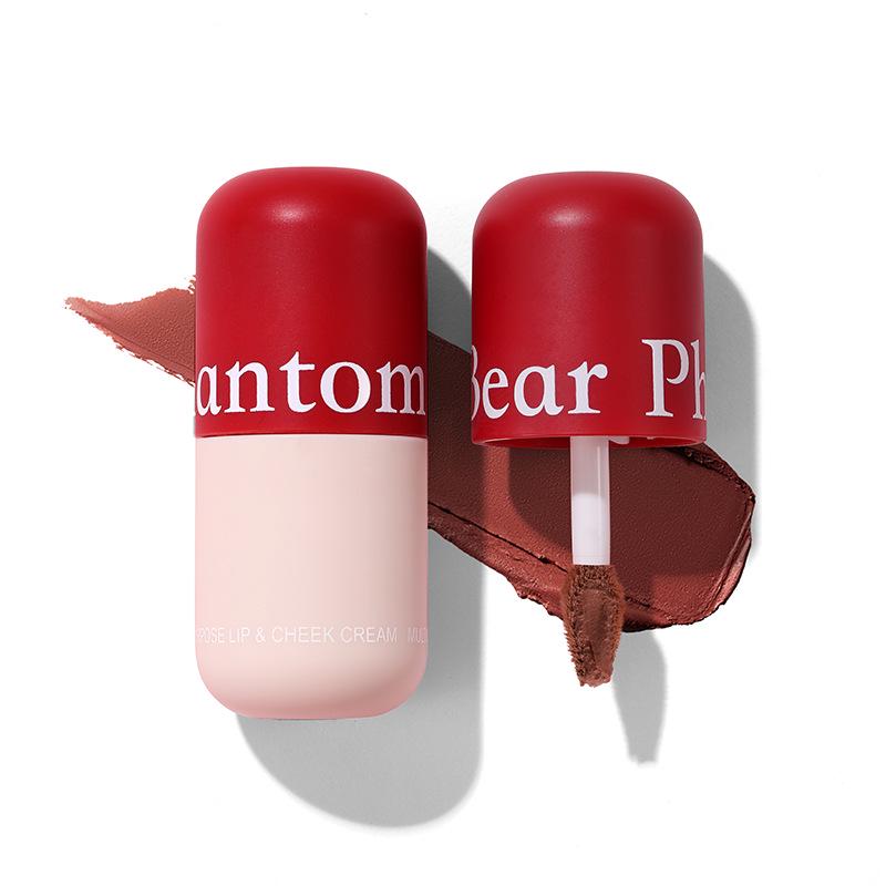 Phantom Bear Multi-Use Cream: Long-Lasting Matte Velvet Lip Glaze