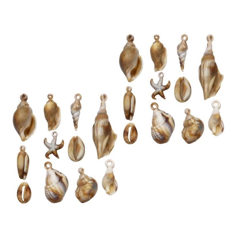 AE Pcs Beach Conch Shell Pendants For Crafting Unique Keychains And Accessories Artistic Decoration