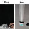 3 Modes LED Digital Temperature Display Turbo Fan Shower Head High Pressure Water Saving Spray SPA Filter Bathroom Accessories
