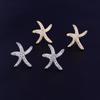 Women Starfish Shape Diamante S925 Silver Needle Zircon Earrings