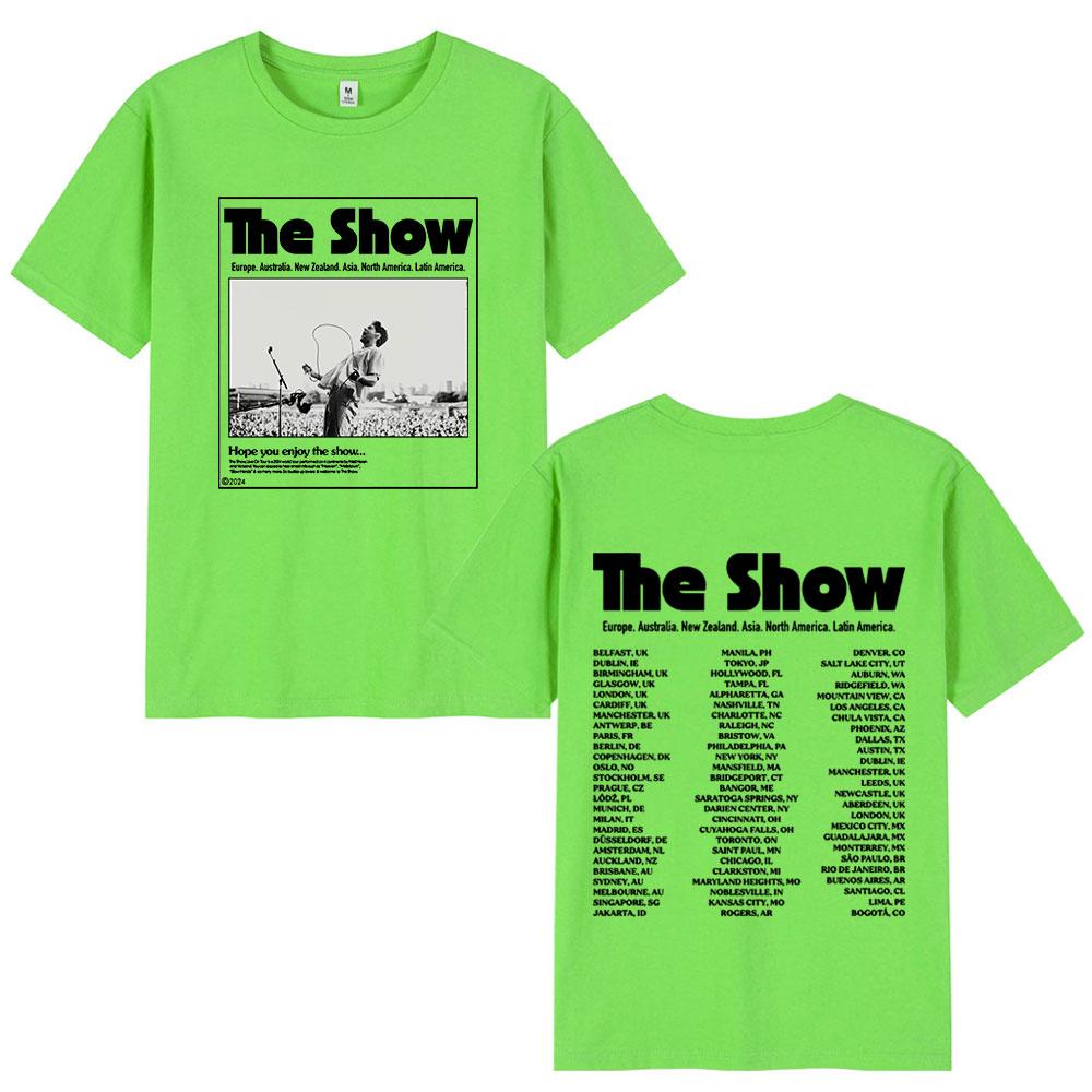 

Найл Хоран The Show Live on Tour 2024 Футболка Мода Хип-хоп Оверсайз Футболки с коротким рукавом Мужские Женские Харадзюку Повседневная футболка 4XL