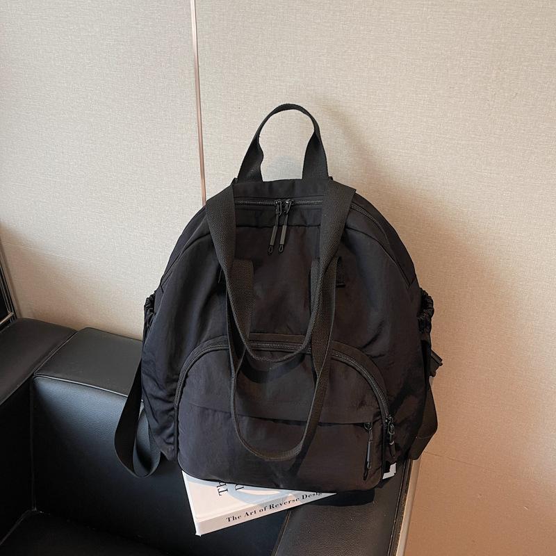 Large capacity bag Women's backpack Cloth bag Shoulder bag Large capacity leisure travel backpack