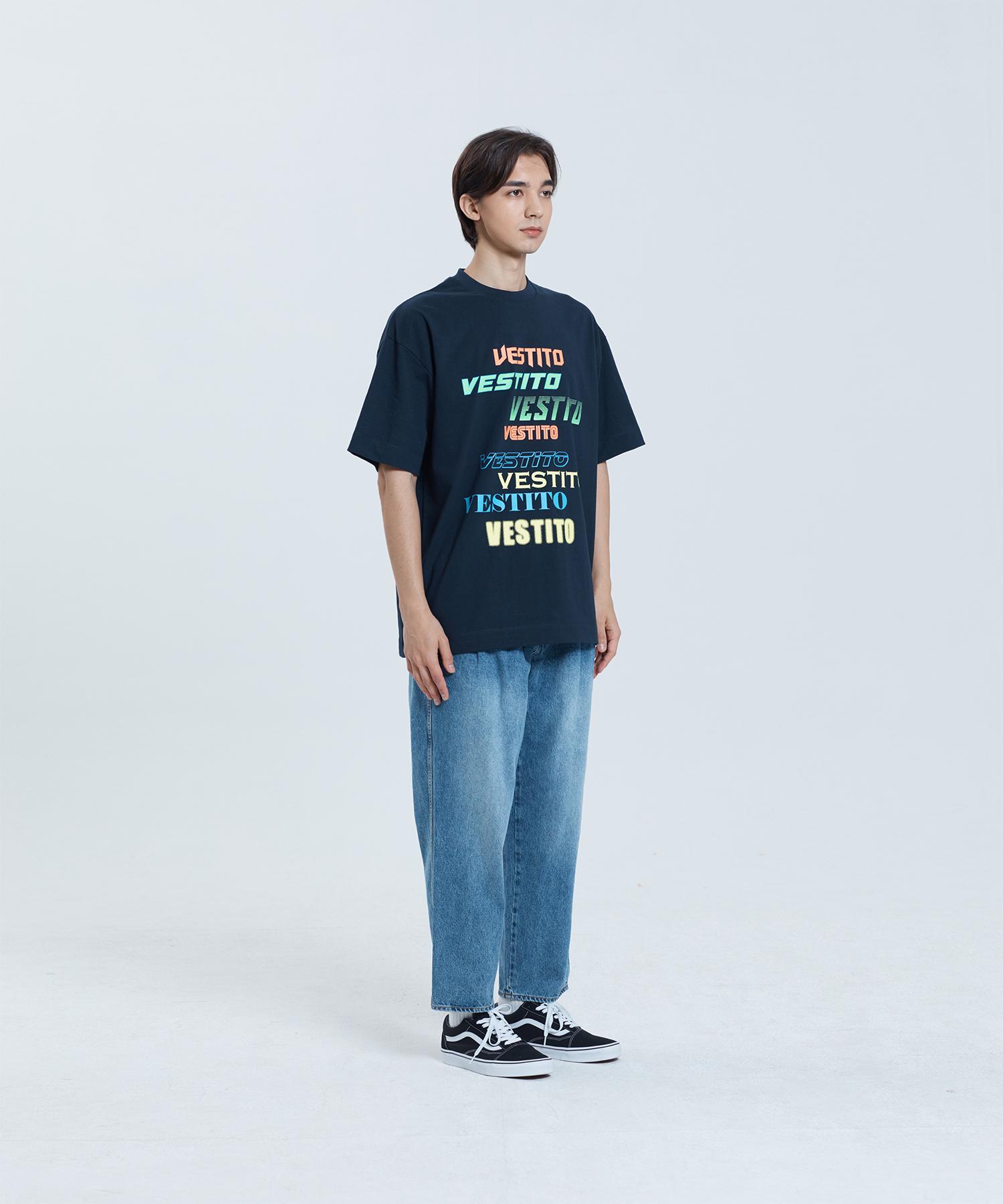 Повторяющийся логотип Bestitto Ts (Футболка с повторяющимся логотипом) Navy/1(S-M)