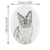Tonkinese Cat – Commemorative plaque with a cat photo, tombstone with a print | Art-Dog