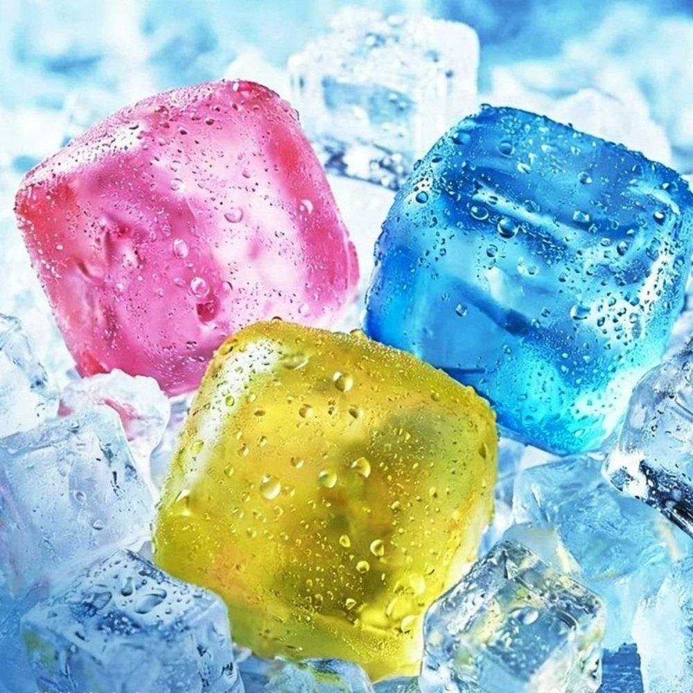 Non-Toxic Ice Cube Fidget Toy Washable Squeeze Cube Toy Gift Ice Cube Sensory Toy Classroom