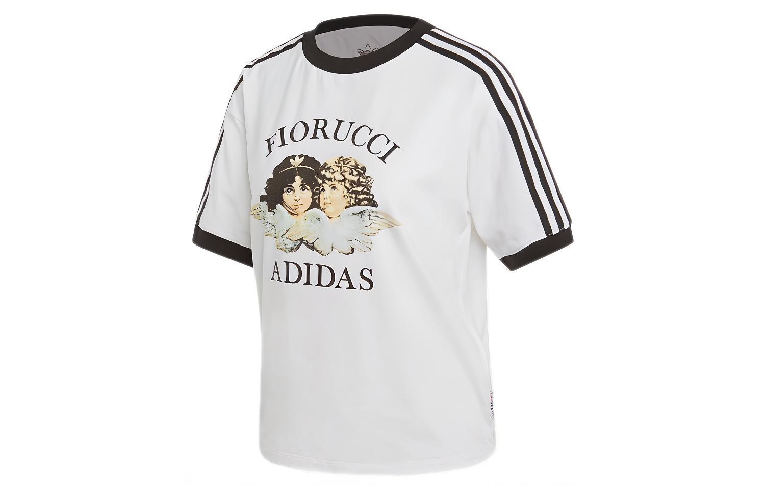 Adidas Originals x FIORUCCI T Shirt Women s White ED8775 30