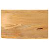 Vidaxl Blat Stołu Z Naturalną Krawędzią, 40X20X2,5 Cm, Drewno Mango