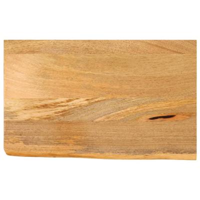 Vidaxl Tabletop with Natural Edge, 40X20X2.5 Cm, Mango Wood
