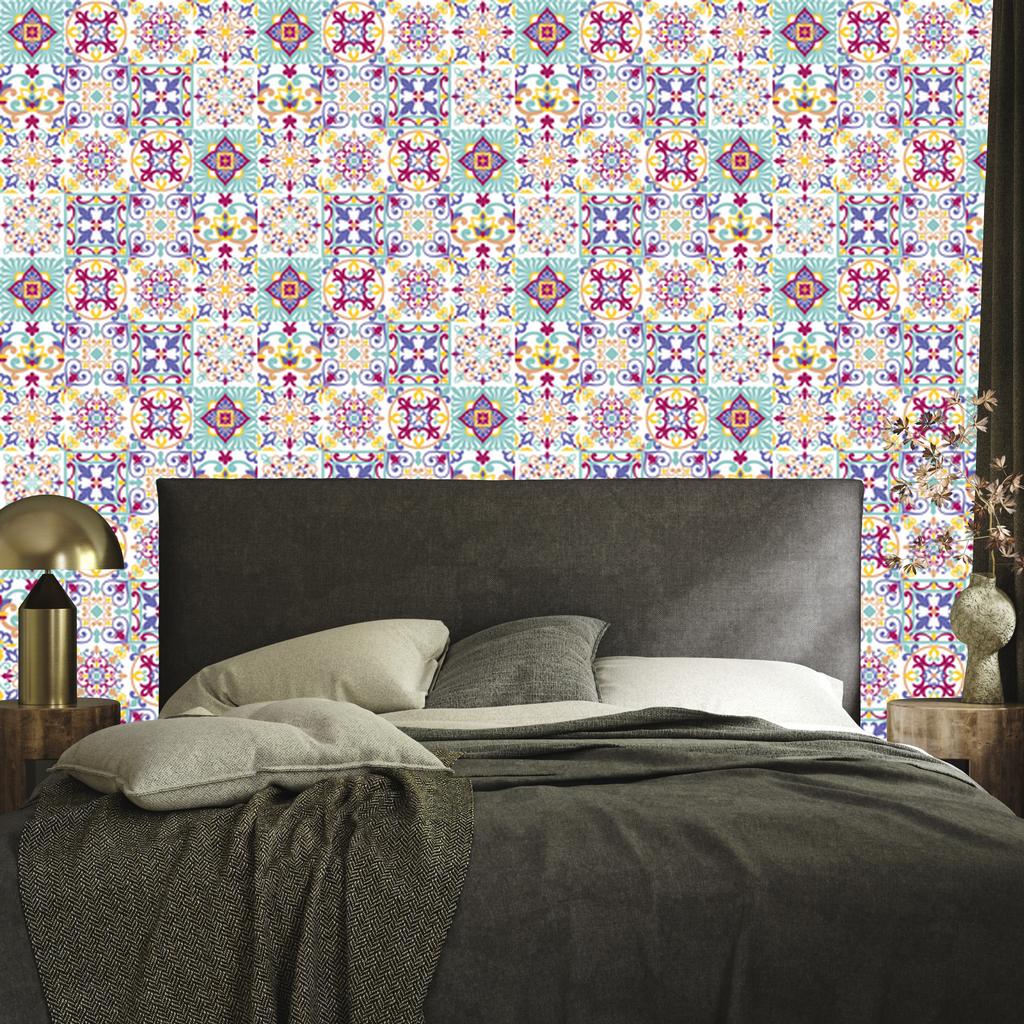 Wallpaper Wall and oriental mosaic for living room and bedroom 50x1000