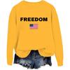 Women's Fashionable And Casual Long Sleeved Printed Round Neck Sportswear Pullover, Slim Fit T-shirt Top