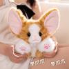 53cm New Lifelike Realistic Cat Plush Toys Soft Stuffed Kitten Model Devon Rex Animals Room Decoration Birthday Christmas Gift