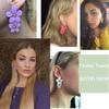 Trendy Flower Earrings Flowers Sstuds Earrings For Women Wedding Party Jewelry Boho Metal Earrings Female