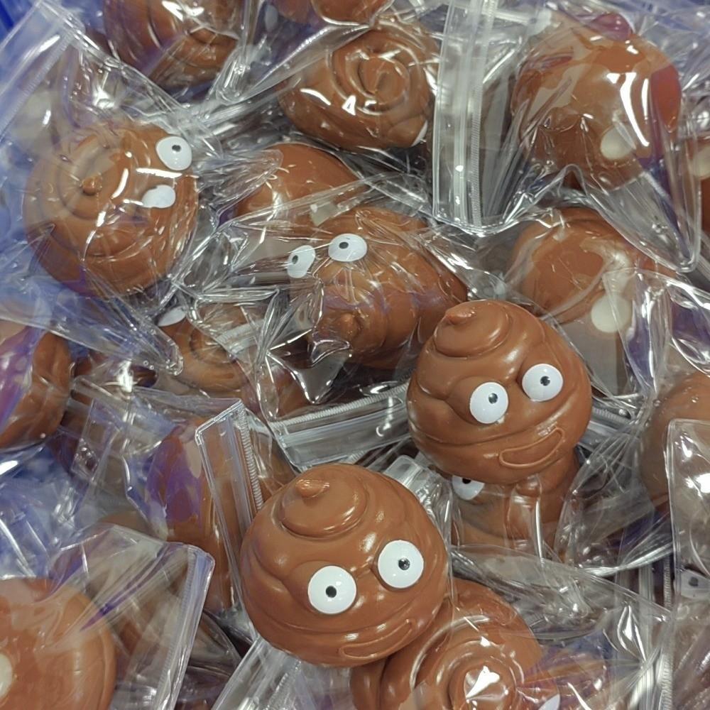 Crunchy Fake Poop Squeeze Toys Sound Effects Prank Toys Novelty TPR Fidget Toy  Joke Props