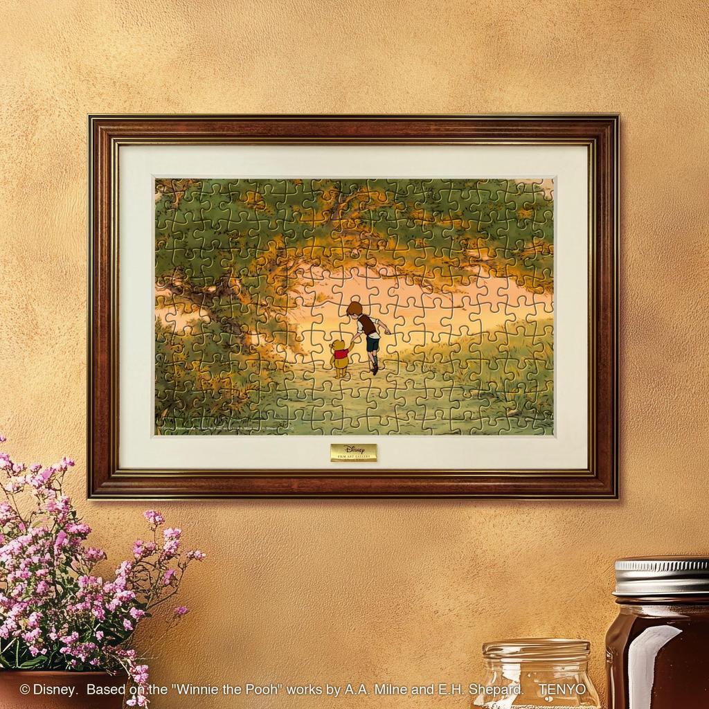 Tenyo in Film Art Gallery Jigsaw Puzzle Disney Winnie the Pooh Comes with hanging and special emblem [Made Japan] 200-piece (22.5x32cm) D-200-915