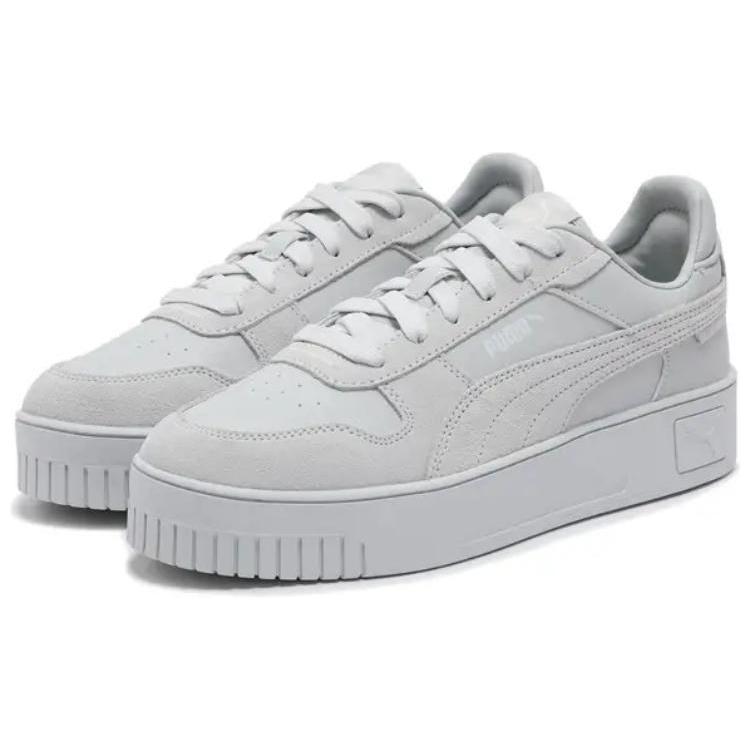 New PUMA Carina Street Low Top Skateboard Shoes Women's Gray 395093-06