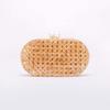 New Women's Bag Fashion Rattan Evening Wedding Acrylic Clutch Shoulder Crossbody Bags 2025 Luxury Woman Items Knit