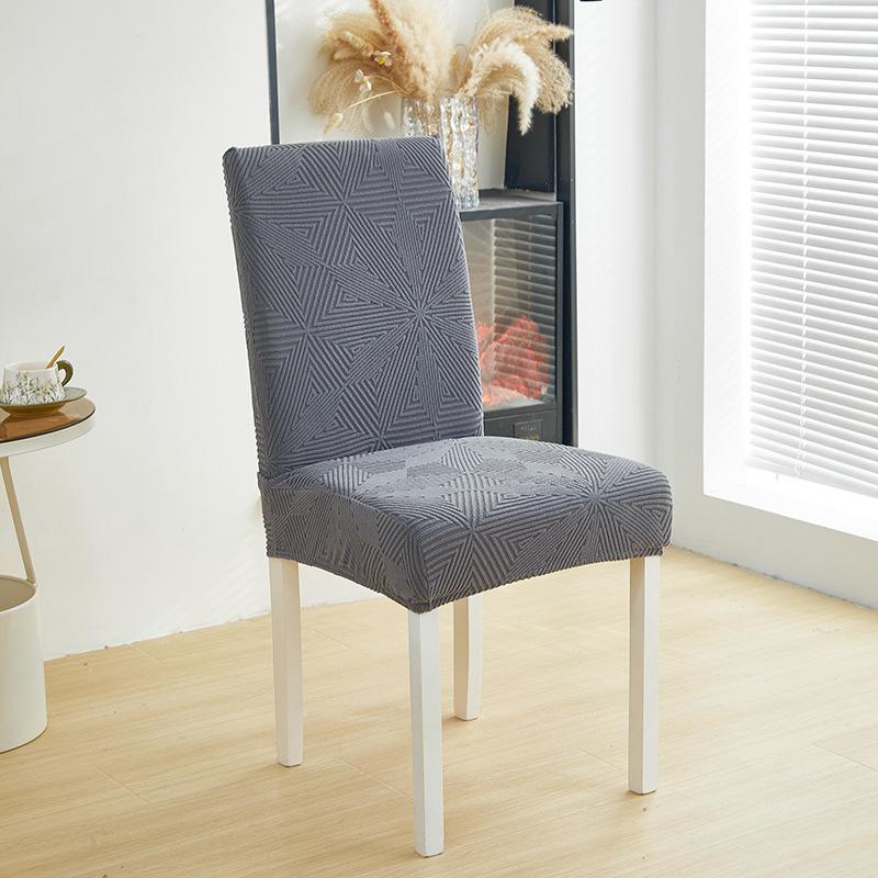 Thickened Jacquard Skirt-Free Chair Cover, Seat Cushion And Backrest All-Inclusive Dining Chair Cover, Hotel Home