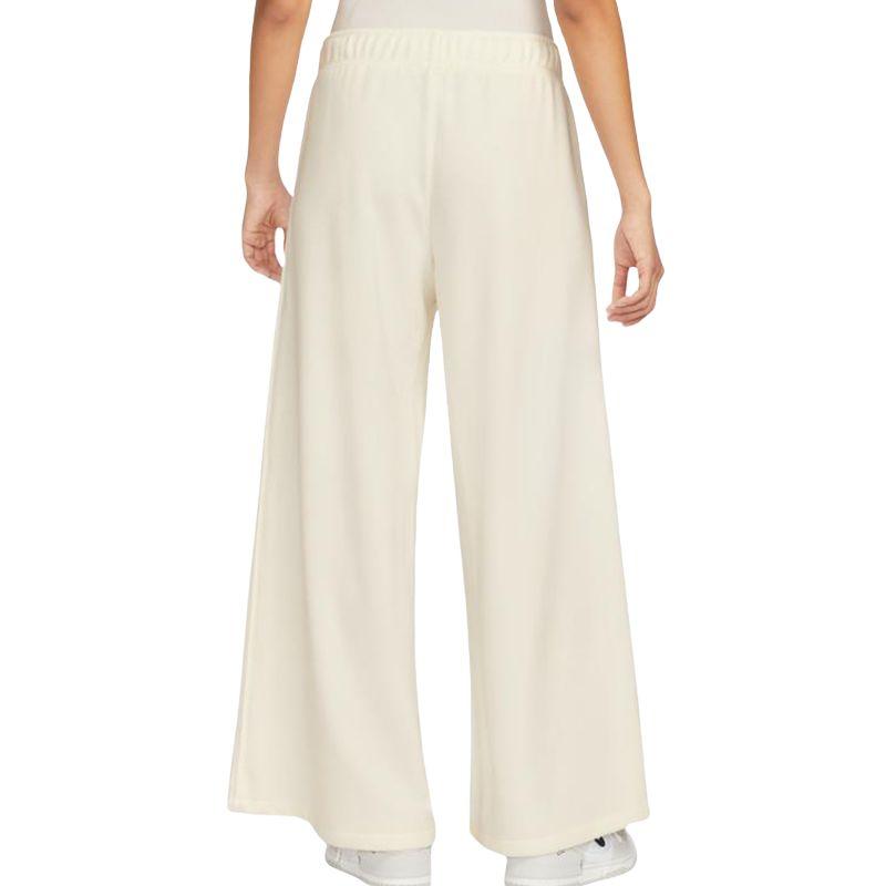 Nike Casual Pants Women's Ecru Moderate Wide Leg Pants IH8515-133