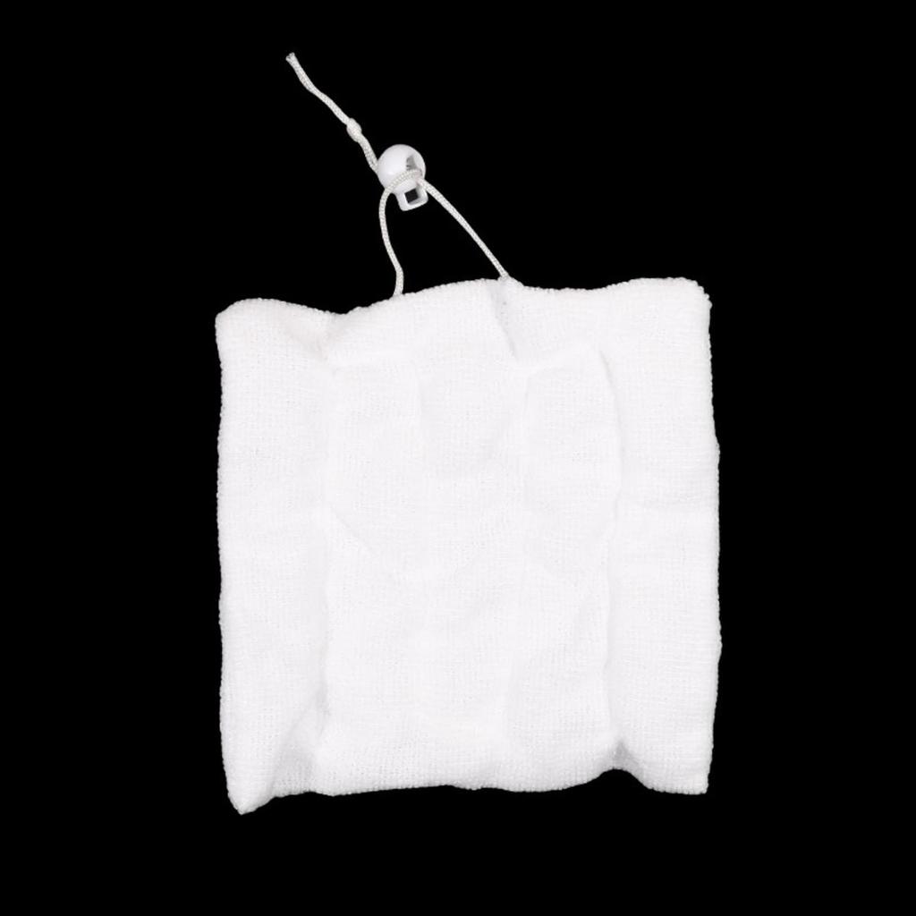 2-In-1 Bath Ball With Drawstring Closure For Soap Soft Exfoliating Mesh Shower Sponge Skin Care Bathing Tool Bathroom Accessories