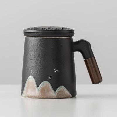 Yipan Keramikfilterbecher mit Deckel