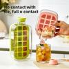 Reusable Ice Storage Box with Lid Portable Pressing Ice Cube Mold Square Fruit Ice Cube Maker Trays Home & Bar Tools Accessories