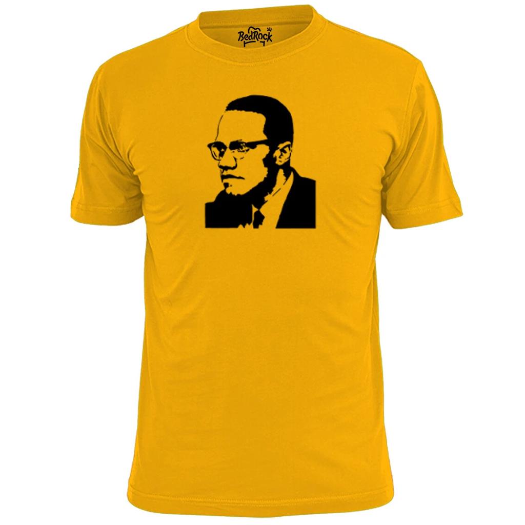 Herren Malcolm X Silhouette T-Shirt Islam Bürgerrechte
