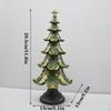 Christmas Tree Figurine Landscaping Xmas Statue Sculpture for Party Living Room Bedroom Office