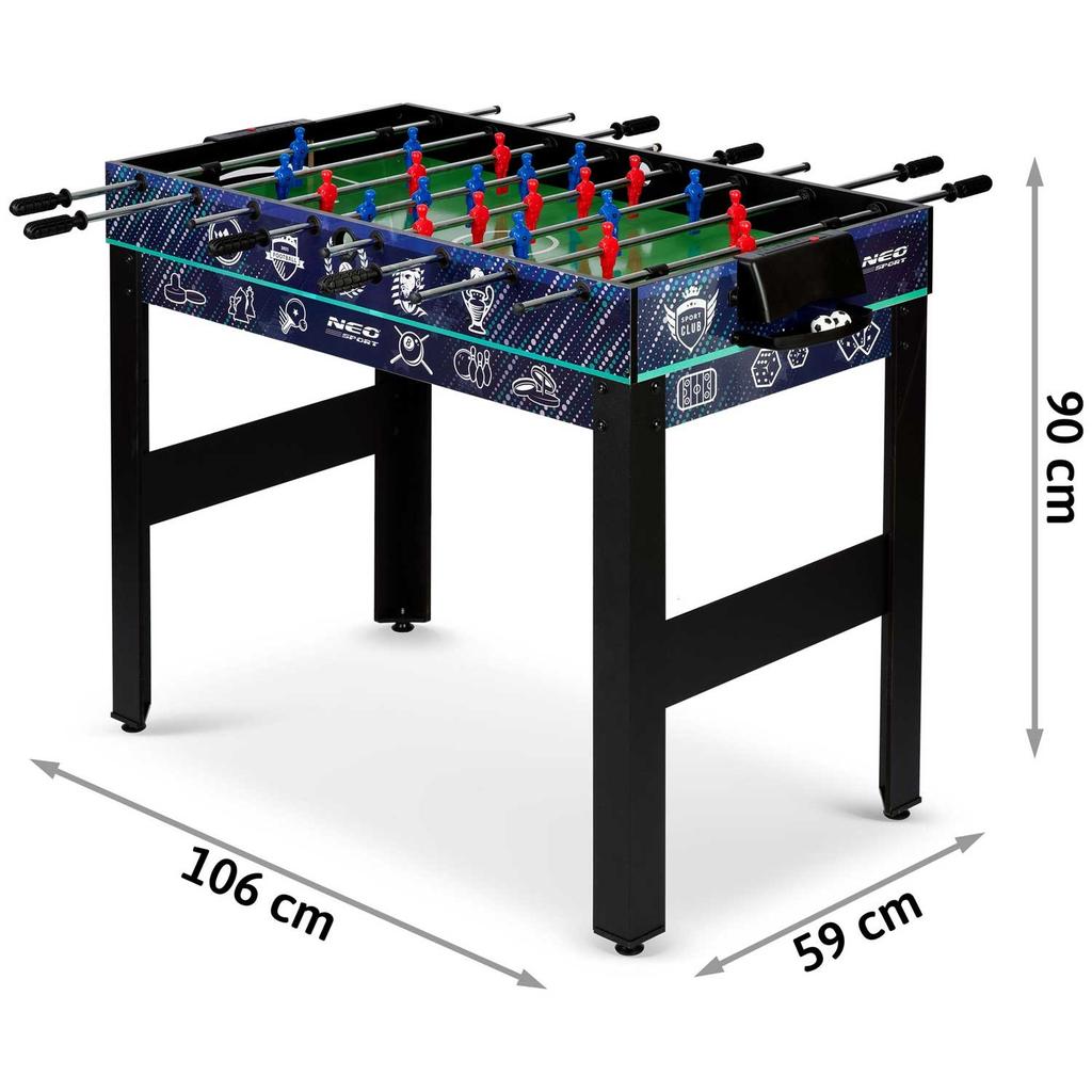 Multi Game Table 12-In-1, 106X59X90 Cm