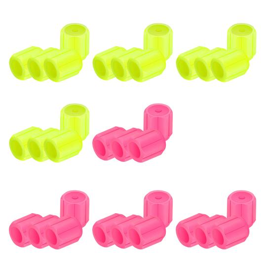 Glowing Car Tire Valve Caps Waterproof Glow In The Dark Tire Lights Night Safety Light Universal Bicycle Stem Covers for Car Truck SUV Motorcycle