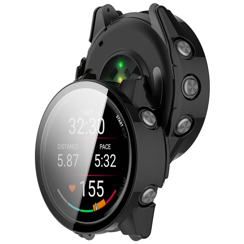 Watch Protective Case For Garmin Forerunner 570 42mm 47mm SmartWatch Shockproof PC Protector Cover Shell /W Tempered Film