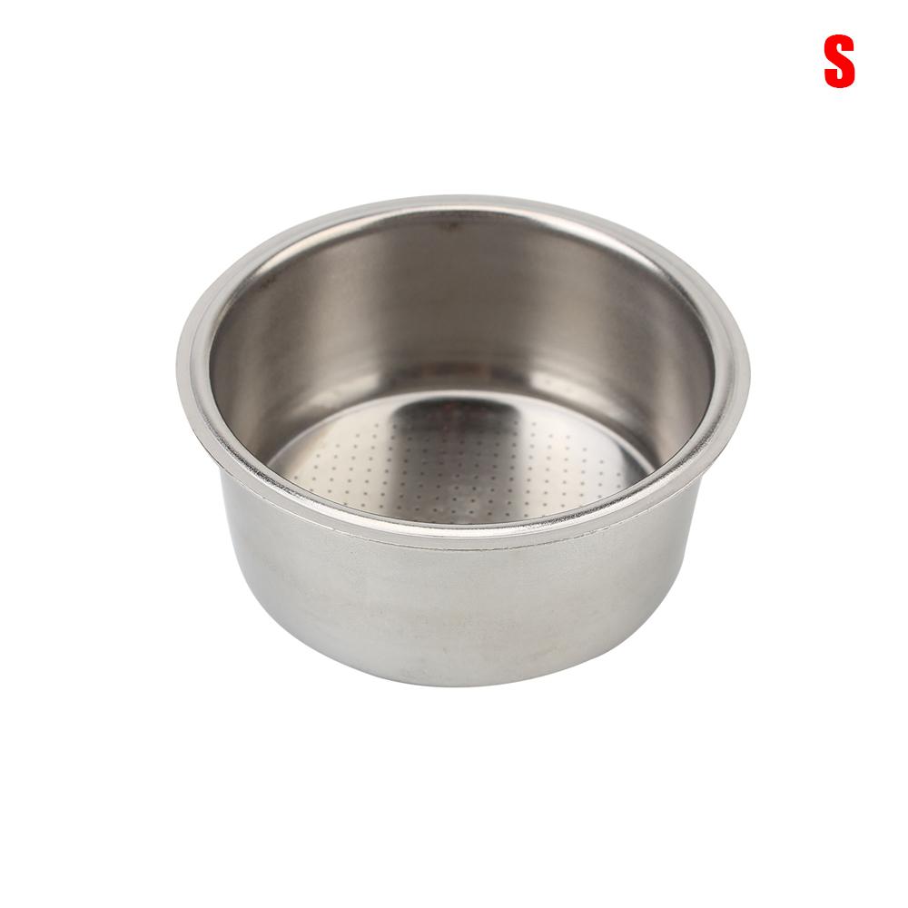 S/L 51mm Coffee Filter Cup Coffea Products Fit For Breville Delonghi Filter Krups Non Pressurized Filter Basket Stainless Steel