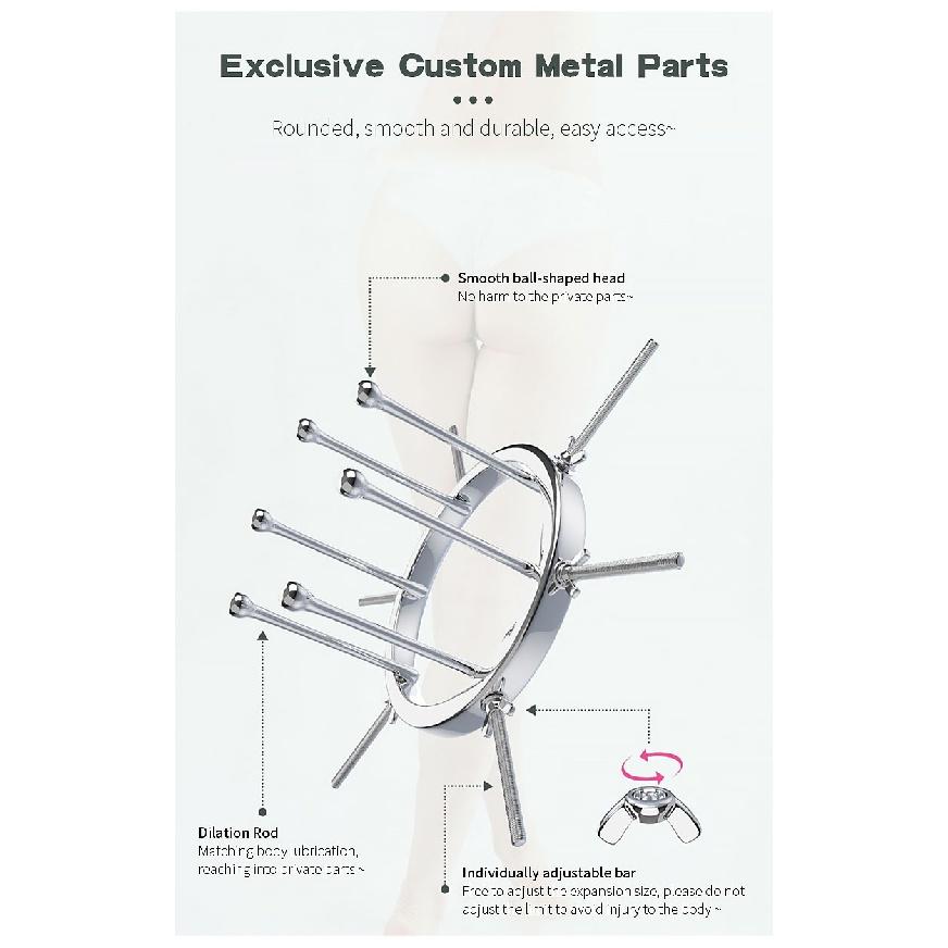 SM Extreme Anal Spreader Vaginální dilatátor Vaginální zrcátko Zrcadlo pro dospělé Masturbátor Anus Dilators Plug Sex Toys Medical