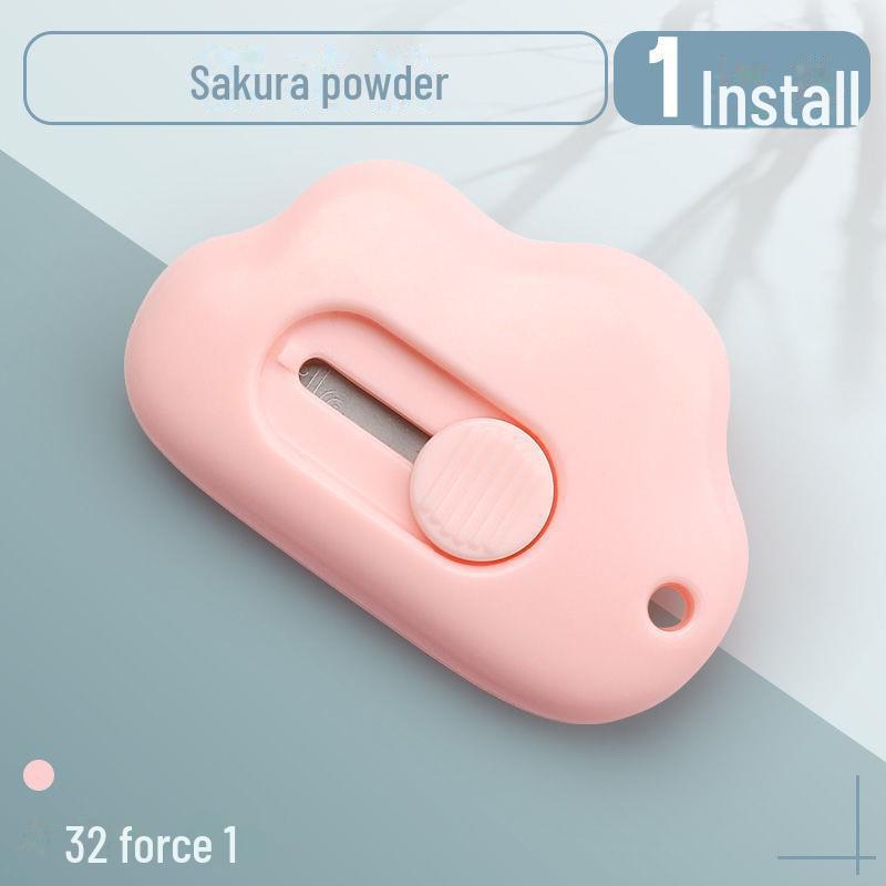Mini Cute Cloud Utility Knife - Portable, Labor-Saving Paper Cutter for Students and Office Use