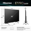 Hisense 55E7Q Pro - TV QLED 55" (139cm) - 4K UHD 3840x2160 - 144 Hz - HDR10+ - Smart TV - 4xHDMI 2.1 - WiFi
