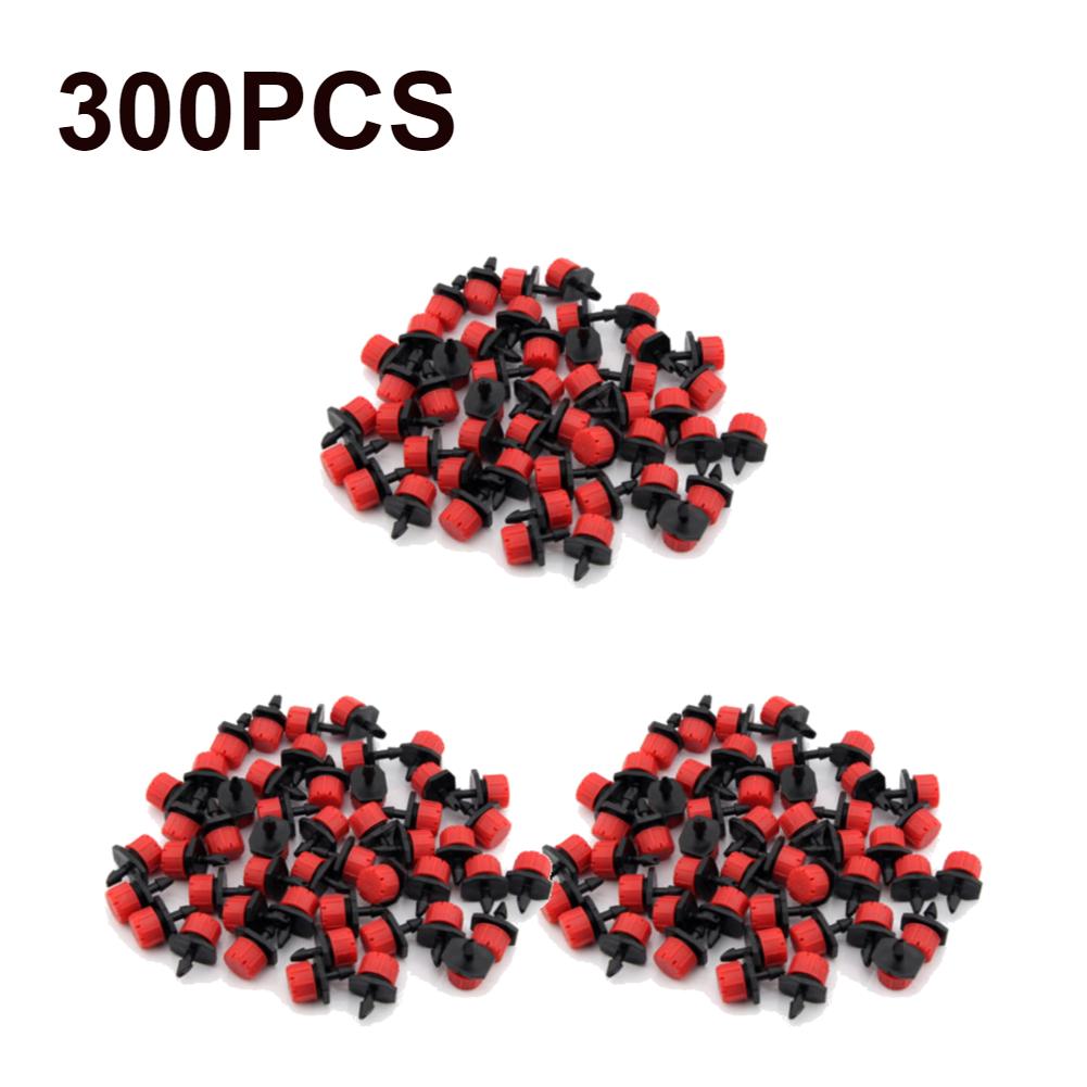 100-500PCS Garden Micro Drip Irrigation Sprinkler Water Dripper Plants Greenhouse Auto Watering System Nozzle Sprayer Sprinkler