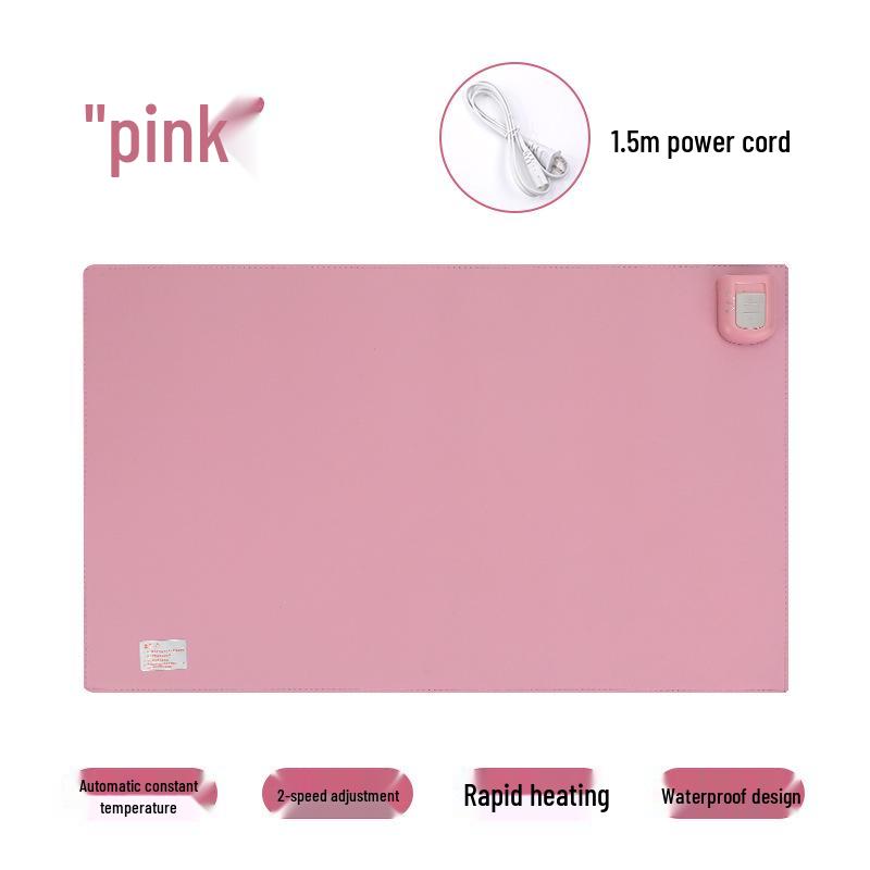 

Электрический подогреваемый коврик для стола и грелка для рук - Однотонный коврик для мыши для офисного стола 36*60 Mechanical 2-speed розовый