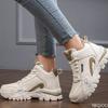 Winter new fashionable versatile high top women's shoes casual comfortable cotton shoes warm sports women's shoes