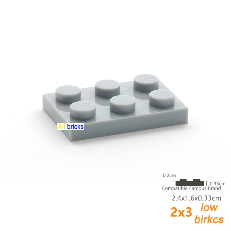 20ks DIY Stavebnice Tehly 2X3 Vzdelávacie Skladanie Konštrukcia 3021 Tenké Figúrkové Tehly Pre Deti Kompatibilná Značka