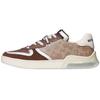 Coach CitySole Court Leather Versatile Low Top Stylish Skateboarding Shoes Men's Gray Brown G5015-NXZ