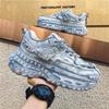 Men's shoes casual shoes soft denim ripped surface breathable running sneakers personalized beggar