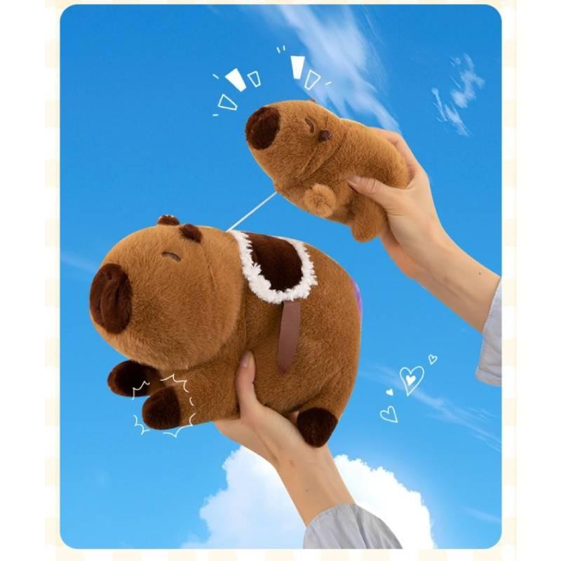 Capybara Purple Buttock Plush Toy Cartoon Stuffed Doll Decoration Gift Kids