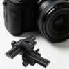 Aluminium 4-weg Macro Focus Rail Slider met 1/4 Schroef voor Camera Directionele Regulator Macro Beugel Slider