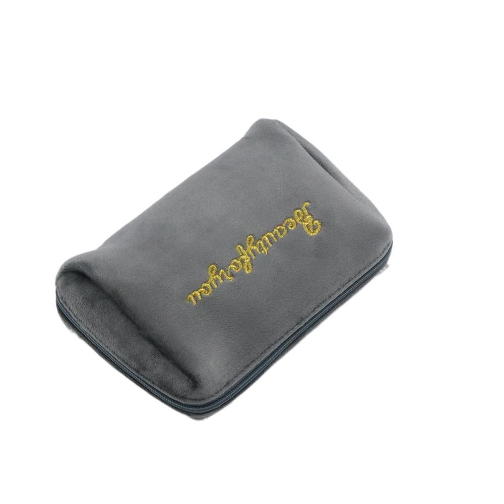 Portable Mini Zipper Cosmetic Bags Velvet Makeup Bags Handbags Lipstick Pouch