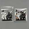 11pcs Halloween Self-Adhesive Gift Bags – Reusable Four-in-One Skull, Bat, and Pumpkin Patterns,Suitable for All Kinds of Events