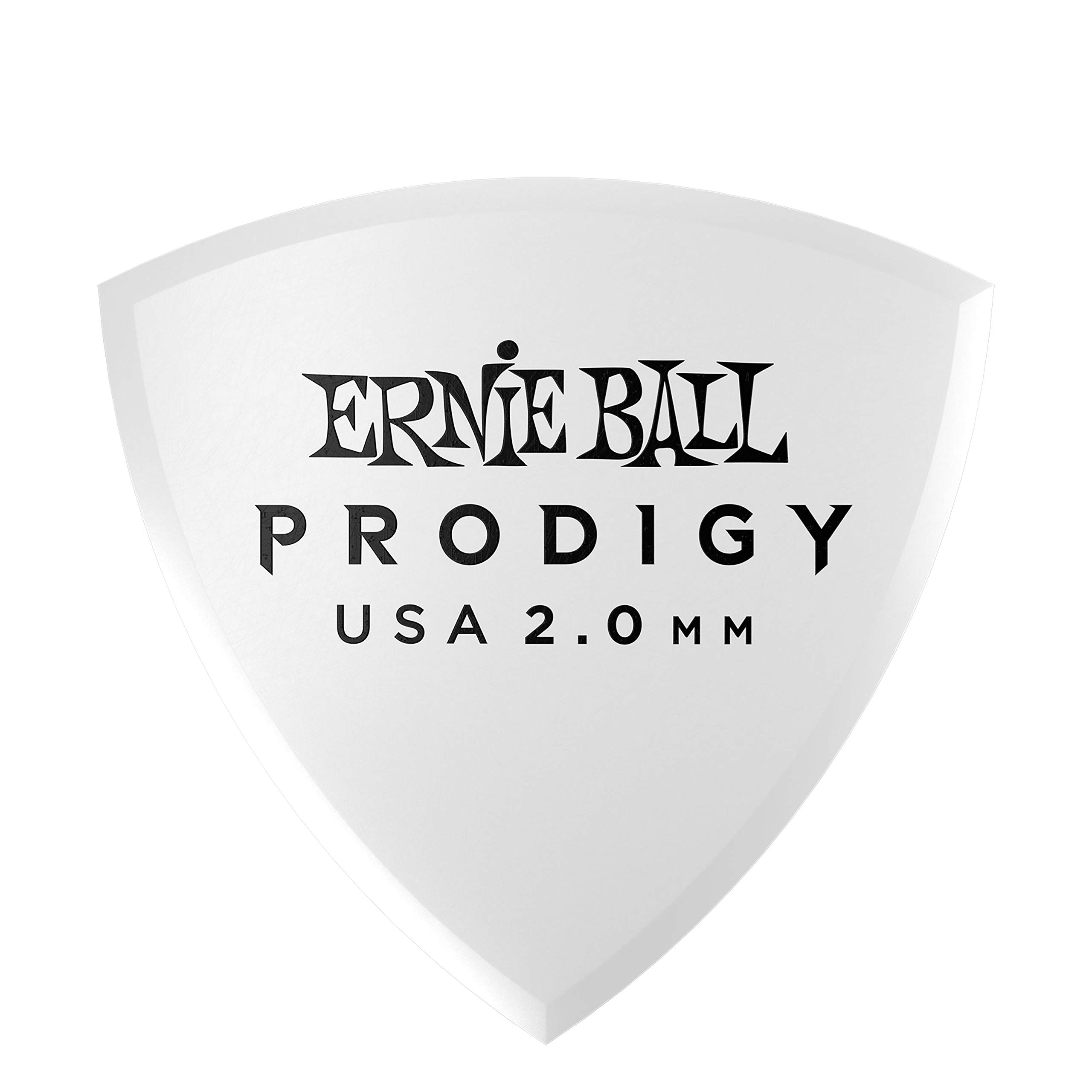 

ERNIE BALL 9337 Гитарный медиатор WHITE SHIELD PRODIGY Triangle Delrin White 6 шт. [Оригинальный продукт] 2,0 мм белый