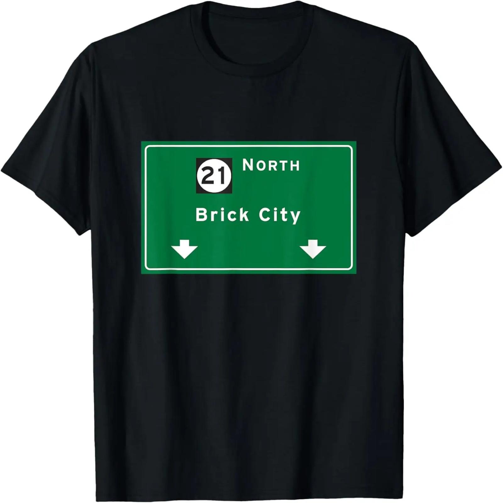 

Brick City Newark NJ City New Jersey Exit Sign graphic T-Shirt XXXXXL чёрный