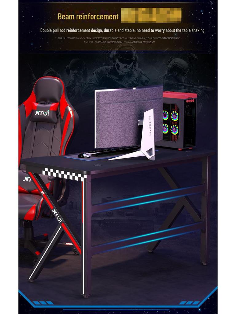 Gaming & Office Desk with Chair Set - Simple Design for Home or Study
