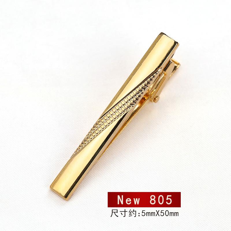 Business Versatile Men'S Dress Gold Tie Clip Marriage Men'S And Women'S Pin Korean Version Security Laveclip Fashion Laveclip