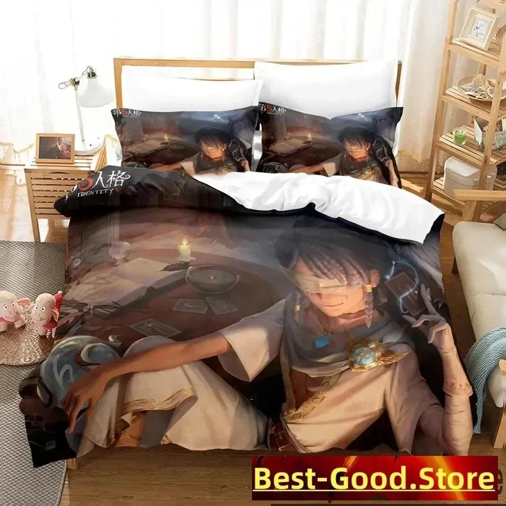 Game Identity V Anime Bedding Set Boys Girls Twin Queen King Size Duvet Cover Pillowcase Bed Boys Adult Home Textileextile