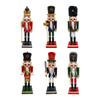 Nutcracker Ornament DIY Craft Xmas Statue for Centerpiece Garden Desktop